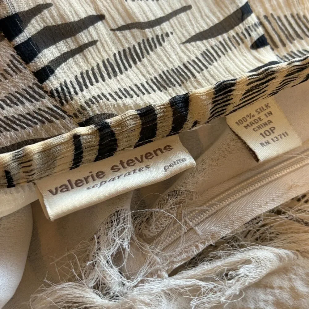 Valerie Stevens vintage silk